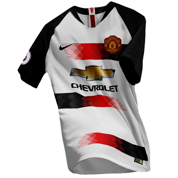 Tailandia Camiseta Manchester United 1ª 2019/20 Blanco Negro